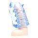 Мастурбатор Fleshlight Fleshskins Grip Blue Ice, надійна фіксація на руці, відмінно для пар та мінета F16623 фото 2