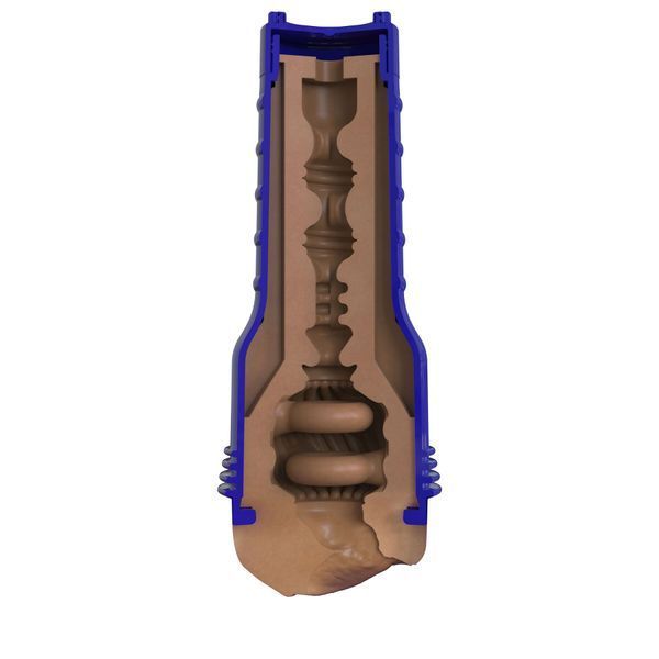Мастурбатор-вагіна Fleshlight Boost Bang Medium Dark Flesh плаваючі кільця Turbo Tech SX1315 фото