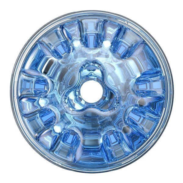 Мастурбатор Fleshlight Quickshot Turbo Blue Ice компактний наскрізний підійде для пар та мінету SX0678 фото