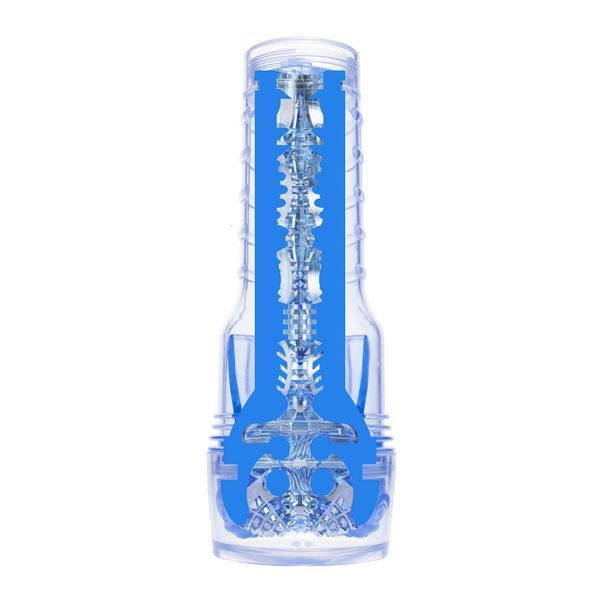 Мастурбатор Fleshlight Turbo Core Blue Ice оральний секс (глибоке горло) SO6582 фото